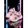 Pantofi sport cu lumini led, model super panda, textil, fete, roz adt-19-1