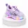 Pantofi sport cu lumini led, model shine, piele ecologica, fete, mov adt-19-1