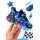 Pantofi sport cu lumini led, model playful, albastru adt-70