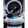 Pantofi sport cu lumini led, model accesoriu cu ursulet, piele ecologica, negru adt-31-1