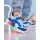 Pantofi sport cu luminite, model bubudoo 3, piele ecologica, baieti, albastru ad30-91