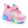 Pantofi sport cu luminite, model iepurasi, piele ecologica, fete, roz ad30-78-1