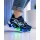 Pantofi sport cu luminite, model navy style, piele ecologica, baieti, bleumarin ad30-111