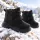 Ghete imblanite pentru copii, model mountain style, negru ad26