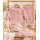 Costumas bebelusi fete 5 piese roz pudra cu dantela, bumbac 100% superbebe shop yby17sbs