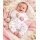 Salopetă bebe albă cu imprimeu, m&acirc;necă lungă, &icirc;nchidere cu capse, 0-3 luni hsn557sbs-2