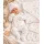 Set bebeluși din 5 piese alb cu model stelute, bumbac 100% sbshsn677-1