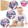 Set 100 Stickere pentru fotografierea bebelusilor - Baby Milestone Stickers pentru fotografii memorabile | Pachet XXL 20 cm diametru