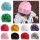 Caciulita tip turban cu floricele cu perlute MDx-19057-CT4