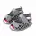 Sandalute gri cu barete - Croco MDd2412-3-SA4