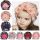 Caciulita tip turban cu floricele aplicate MDx-19062-c3