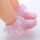 Sosete cu danteluta si fundita din tulle si satin MBS02-c22