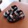 Sandale negre cu rosu - Super erou MBYY-38-1-DE1
