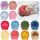Caciulita tip turban cu floricele cu perlute aplicate MBx-19068-CT6