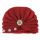 Caciulita crosetata tip turban cu perlute si strasuri MDx-19064-sa1