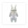 Combinezon gri cu inimioare albe pentru bebelusi MDD826-1