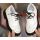 Pantofi albi eleganti, cu sireturi negre ADYY-337-2-SA50