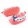 Pantofiori roz somon cu volanas alb ADD2319-2-sa27