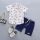 Costum cu camasuta alba - Elemente marine MBXGSUC317