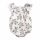 Salopeta alba bufanta - Buchete de floricele MD02-125-cd