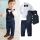 Costum elegant bleumarine cu vestuta si papion ADtzb0910-1-DE2