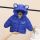 Geaca albastra din fas pentru copii - Smiley MBTLYR06-4