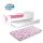 Pat Start Pink Fairy fetite 2-12 ani, cu sertar si Saltea cu lana SafeNest 160x80cm incluse- PC-P-MK-PFR-SRT-80