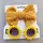 Set bentita si ochelari de soare - Yellow Daisy MB1129