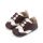 Pantofiori eleganti maro cu insertie alba MBd2805-1-p29