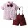 Costum elegant pentru baietei - Pink LI202303314-de2