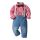 Costum cu blugi si camasuta rosie in carouri MD537-2-de4