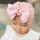 Caciulita tip turban cu funda din satin aplicata - Queen MBMZ047-CT3
