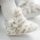Botosei albi din blanita - Animal print LIZY1703-bo6