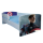 Pat Pentru Baieti 2-12 Ani Personaj Captain America, Cu Saltea SafeNest 160x80, Fara Sertar - Ptv1705