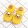 Mocasini galbeni cu talpa antiderapanta - Happy Lion MDC03-1