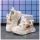 Adidasi ivoire cu insertii crem cu luminite - sport mdc22-3-c