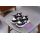 Adidasi negri cu alb cu luminite - star mb5578-3-c