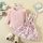 Sarafan cu body roz pudra - little flowers mdhmm-314-de3