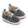 Pantofiori din blugi gri petrol cu insertii verzi chd2408-1-va4