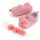 Set pantofiori roz somon si bentita asortata chd2627-5-va5