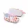 Pantofiori bebelusi cu model floral portocaliu si fundita chbhf4036-1-va7