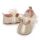 Pantofiori eleganti aurii cu fundita din tul chj09-2-va8