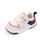 Adidasi albi cu insertii bleumarine pentru copii - mybaby chbm02-4-c