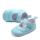 Pantofiori bleu cu broderii florale chd0133-4-va12
