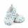 Pantofiori albi cu danteluta cu floricele verzi csbxc3068-2-va16