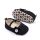 Pantofiori negri cu floricica alba decorativa csbyq3153-1-va17