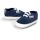 Pantofiori sport albastri pentru bebelusi, cu sireturi elastice si talpa flexibila chd0754-6-va11