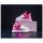 Adidasi albi cu roz ciclamen cu luminite md688-3-c