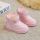 Cizme imblanite roz lucios - duck mbwn2470-c