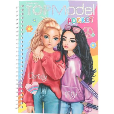 Carte de colorat TOPModel Pocket Cristy and Mijie Depesche PT13166 BBJPT13166_Initiala